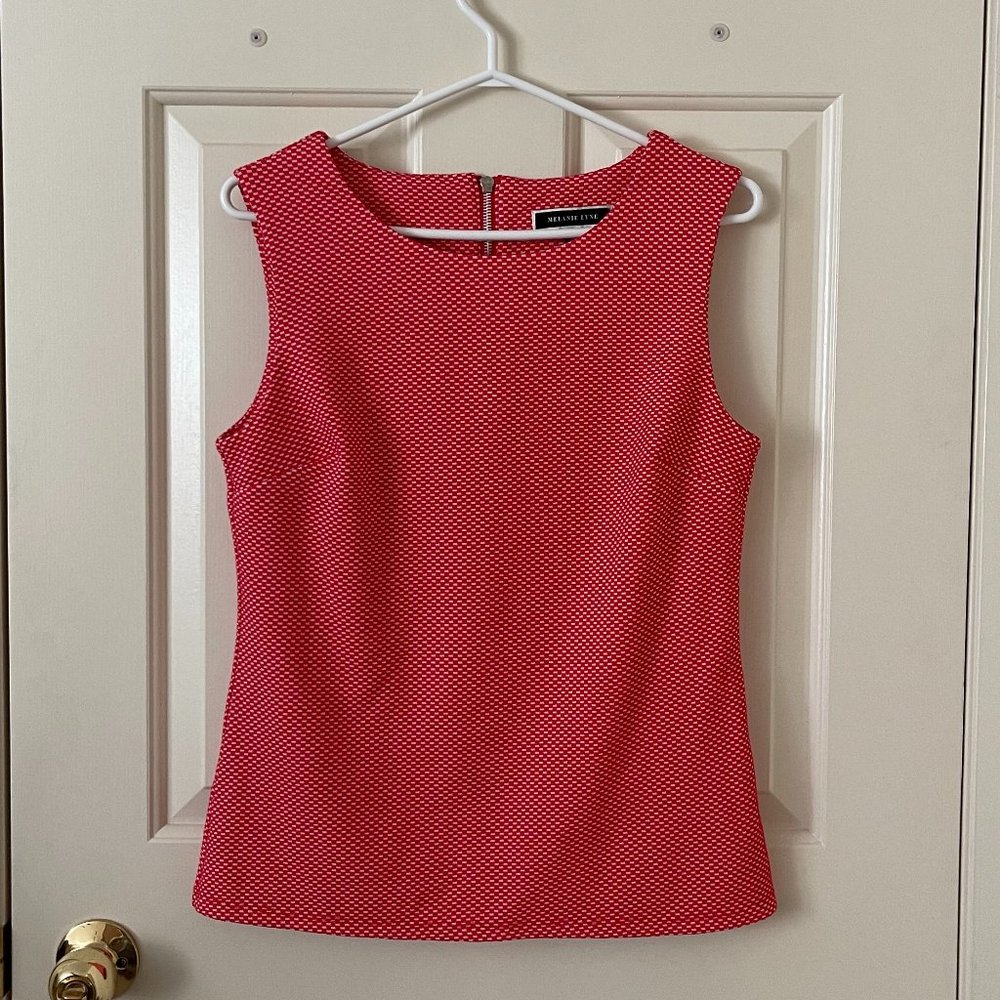 MELANIE LYNE Patterned Top Size M